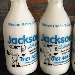 Plastic or Glass milk bottles